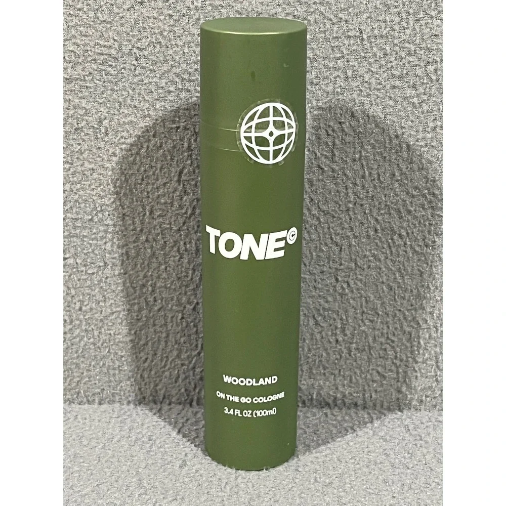 TONE Woodland On The Go Cologne Mens Spray 3.4 fl oz‎ 100ml Matte Green New
